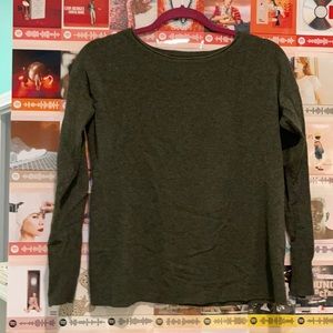 SUPER SOFT OLIVE GREEN SWEATER